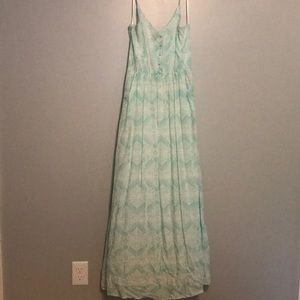 Aztec pattern maxi dress